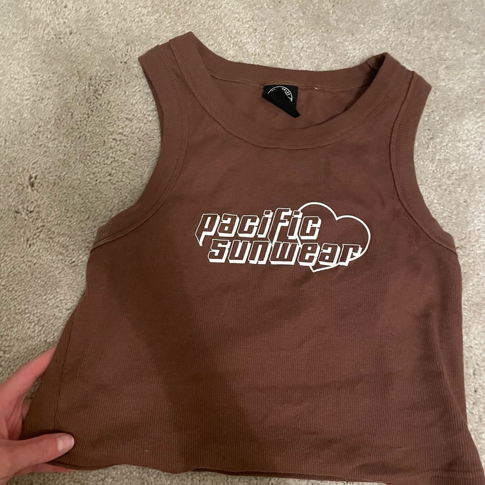 Pacific Sunwear Brown Women's Tank Top